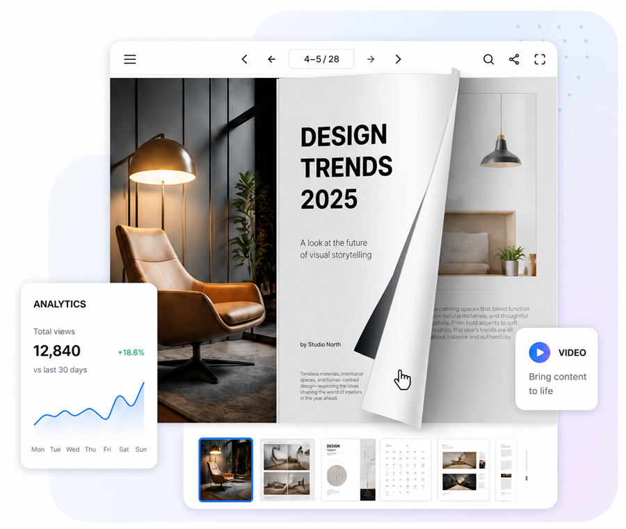 FlipHTML5 product preview
